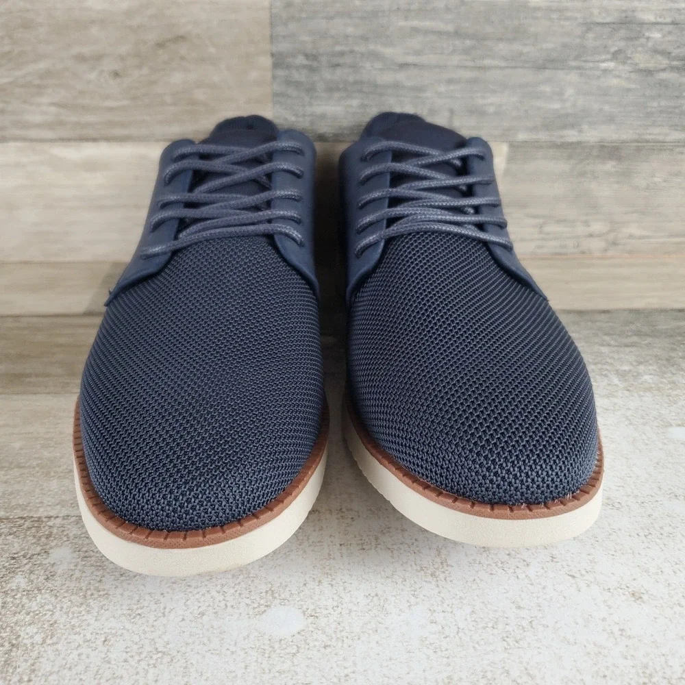 Dr Scholls Sync Mens Oxford Shoes Sz 10 M Running Navy Mesh Lace Up Sneakers